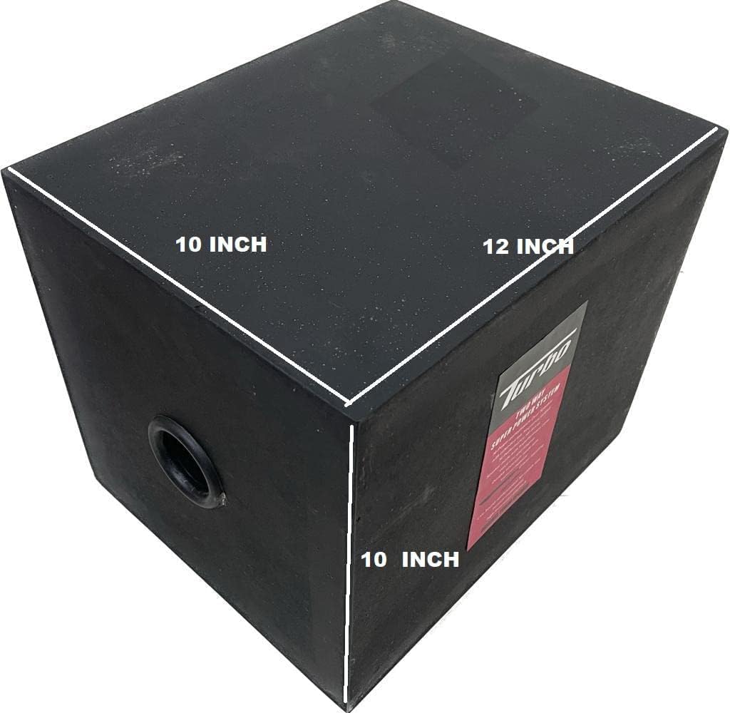 Tech-Lobby Passive 8 Inch USB Speaker With 2.6 Inch Tweeter For Home And Vehincle, Black