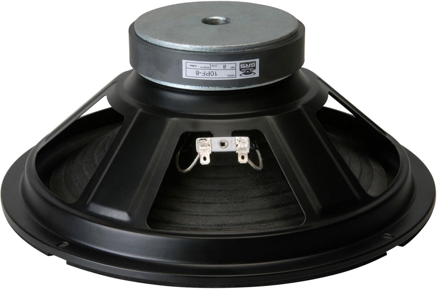 Tech-Lobby 4 Ohm 10 Inch MAX Round Subwoofer Speaker 400 Watt Home Audio Speakers, Black