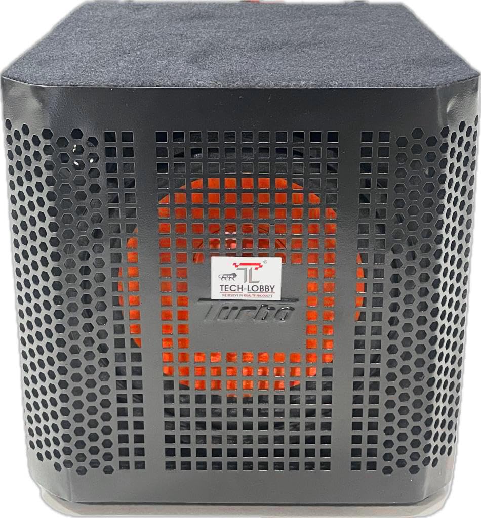 Tech-Lobby Passive 8 Inch USB Speaker With 2.6 Inch Tweeter For Home And Vehincle, Black