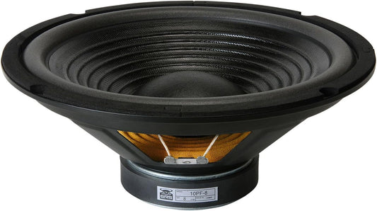 Tech-Lobby 4 Ohm 10 Inch MAX Round Subwoofer Speaker 400 Watt Home Audio Speakers, Black
