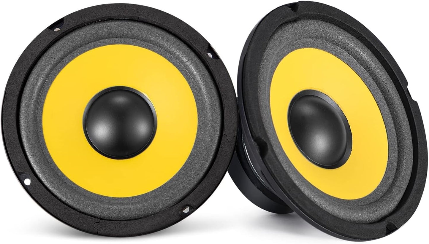 Tech-Lobby 8'' Inch Full Range Audio Speakers, RMS 50W Peak 120W 4 Ohm, Car Vehicle Audio Full Range Drivers, Wide Range Bass Woofer DIY Loudspeaker...